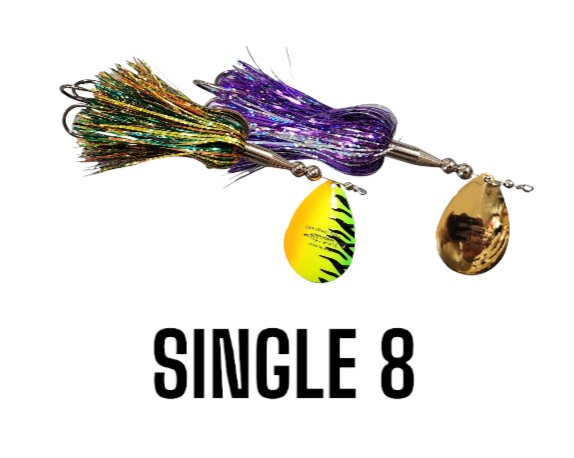 8 1 1 fishing lures Chubby Needle (aka Montauk Special) - 8.5" ~3.25oz 247 This 6 inch BBZ1 Shad has 3 body sections Charlie's Jig Head 1/8 oz.