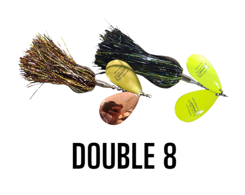 Model 1 Double 8 : Muskie Metal Lures Flexible Bucktails, Worlds Premium  Flexible Bucktails