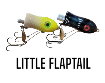 Metal Flaptails for wood lures used in Saltwater fishing