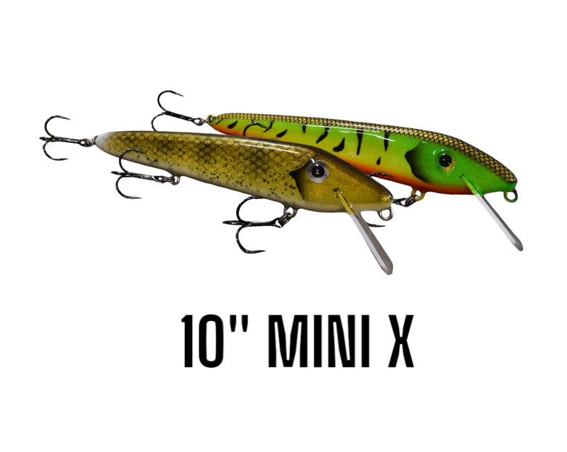 10 inch fish lure NOMAD DESIGN MADMACS 240mm 10-Inch-High Speed Sinking w/ BKK Hook Crook and Crook Fishing, Electronics, and Marine Supplies This makes it ideal for early and late in the open water season when the water temp is the coldest and muskies can be a bit more sluggish 10" MINI X Chaos