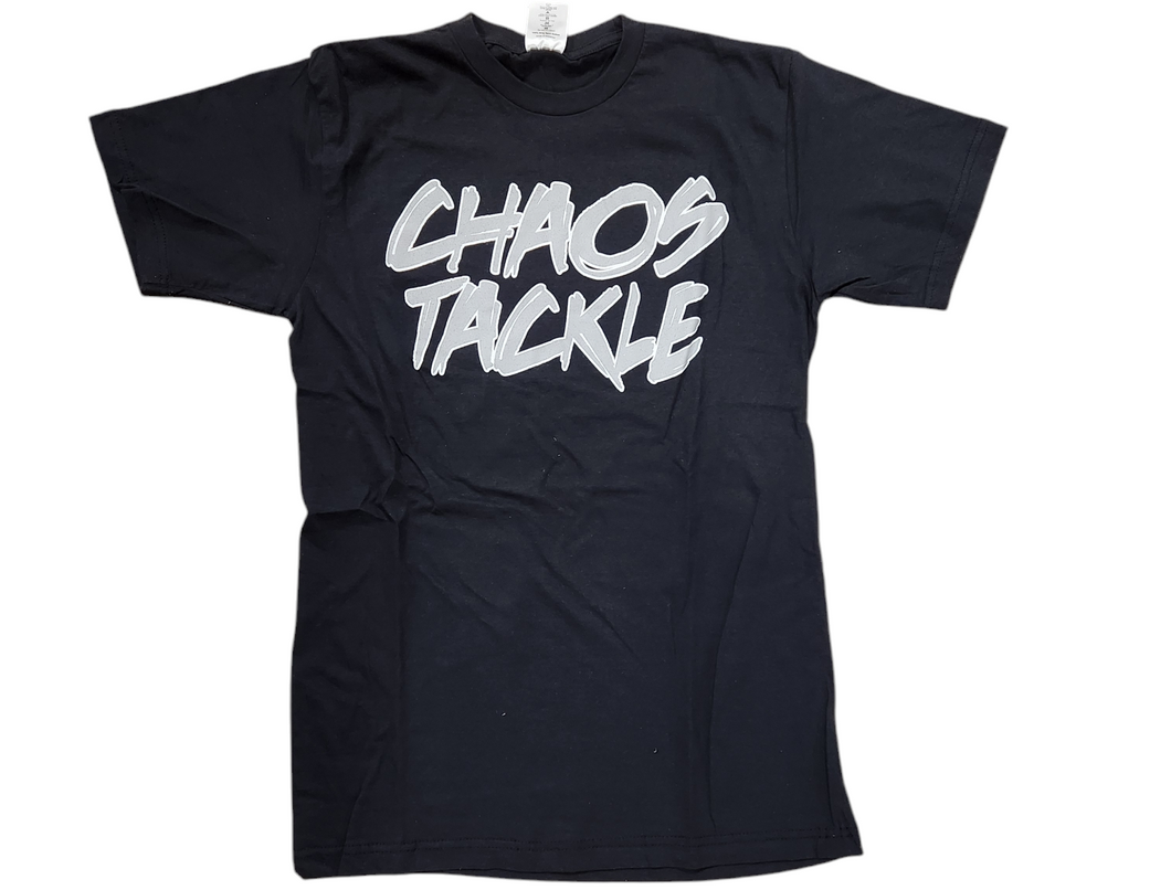 BLACK CHAOS TACKLE T-SHIRT