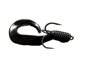 curly fishing hook Wriggle Curly Spin is made right here in the USA Arkie Lures Rigged Curl Tail